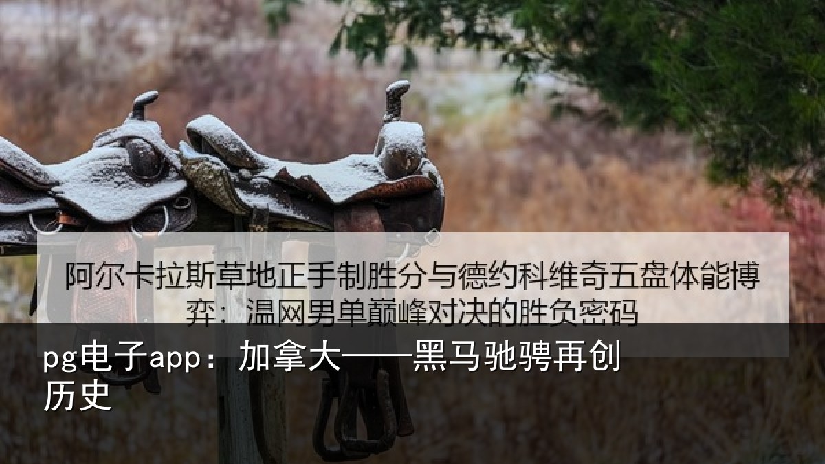 pg电子app：加拿大——黑马驰骋再创历史